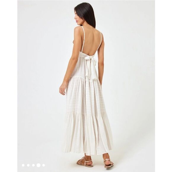 I Space Eyelet Santorini Maxi Dress Size M - Picture 5 of 7